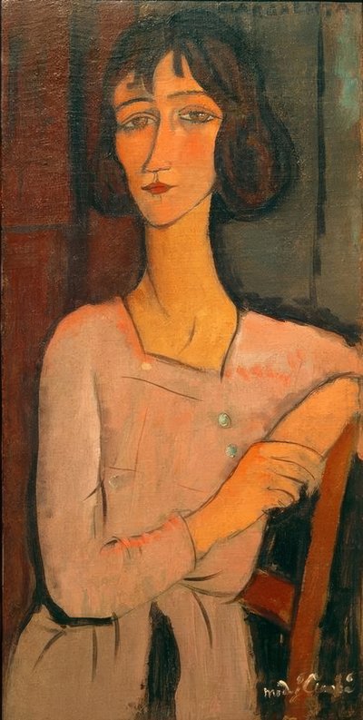 Marguerite, Sitting by Amedeo Modigliani